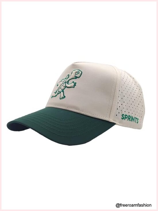 Structured Quick-Dry Performance Baseball Cap with Snapback Closure